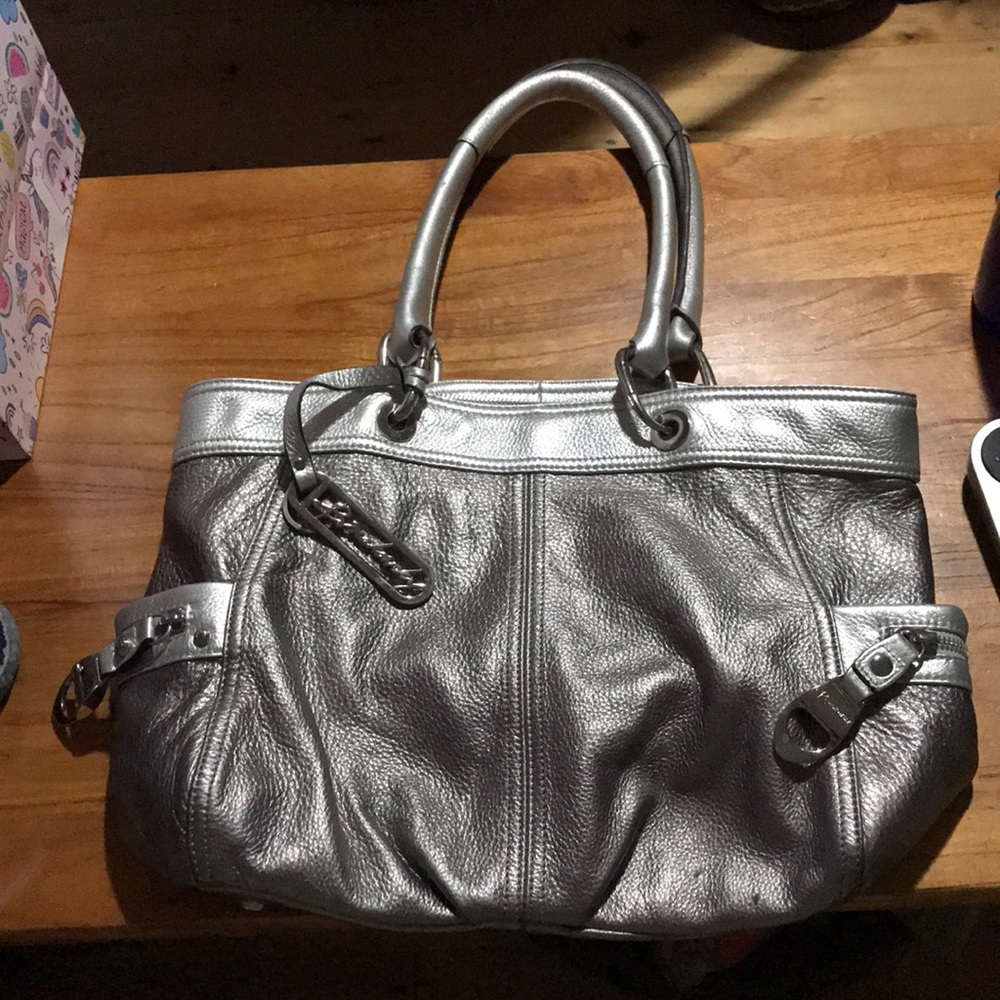 Silver purse